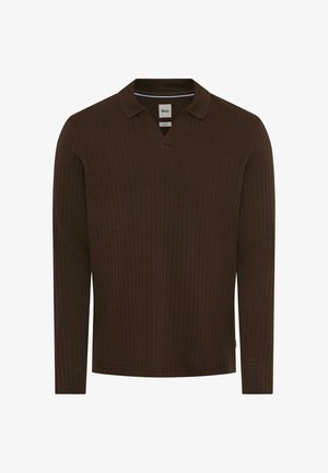 BRAX, STYLE PRINCETON - Longsleeve - chocolate