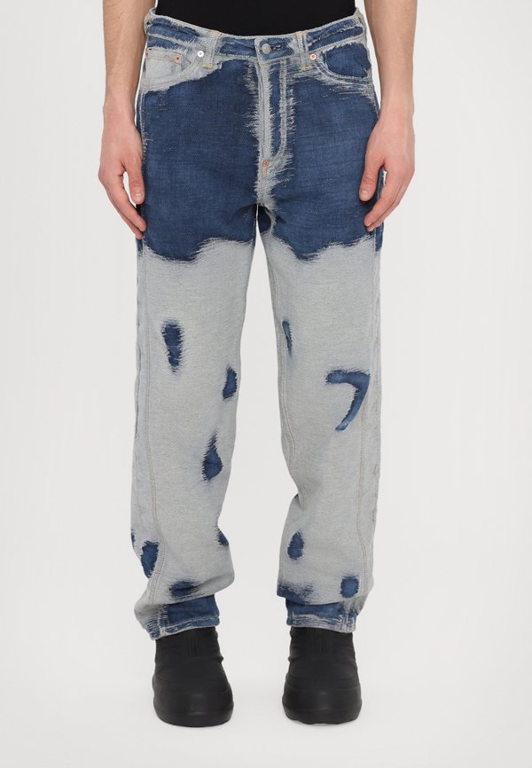 DISTRESSED - Jeans Straight Leg - indigo