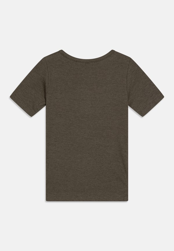REGULAR FIT - Basic T-shirt - dusty olive melange3