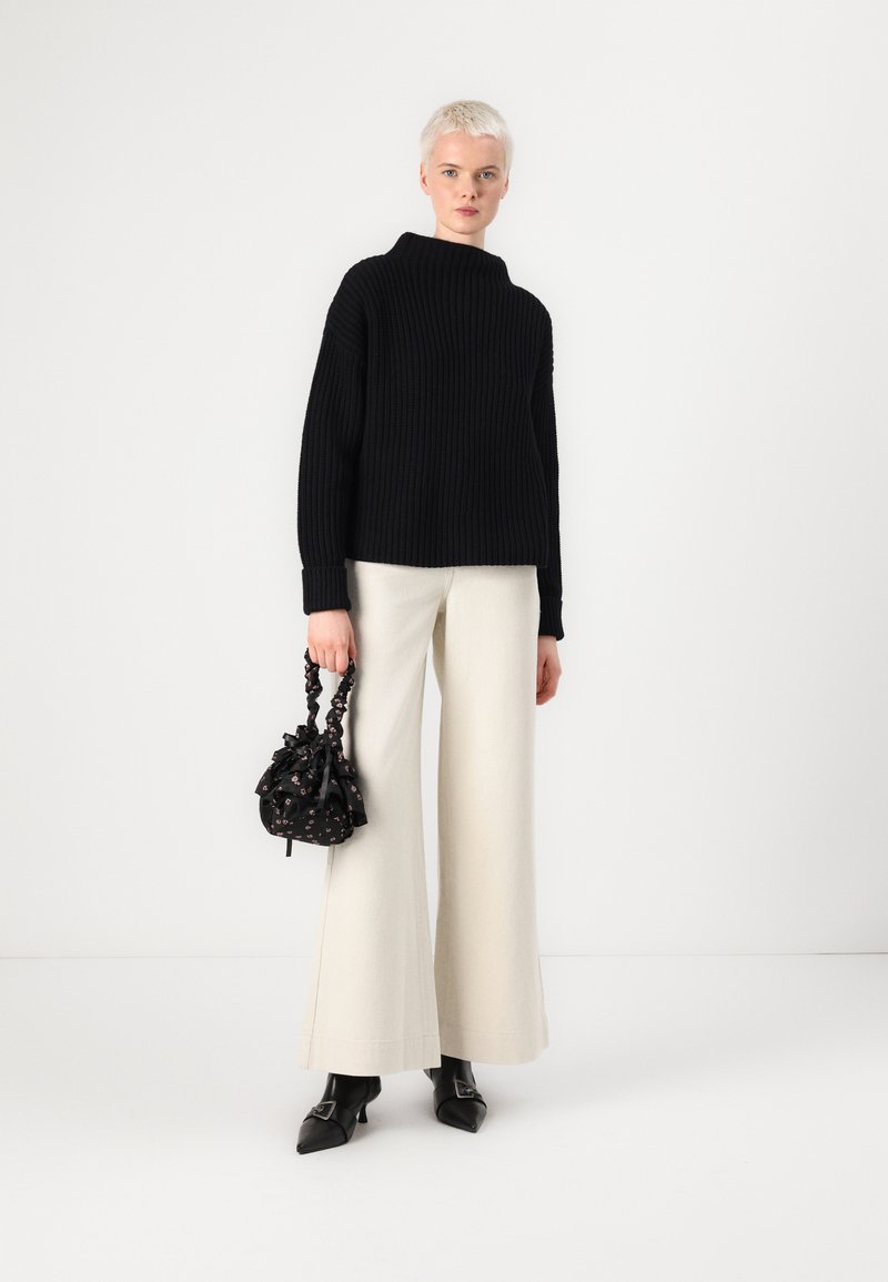 Selected Femme Pull En Maille Col RoulÃ© Femme Jeans Pull Oversize