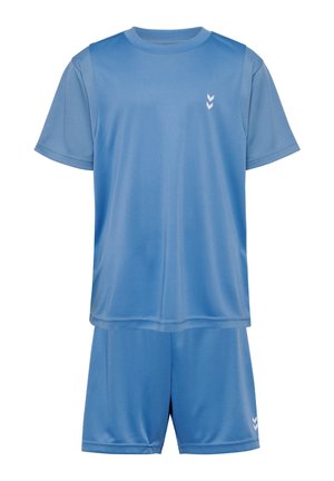 GOAL MIX SET - Korte sportsbukser - lichen blue