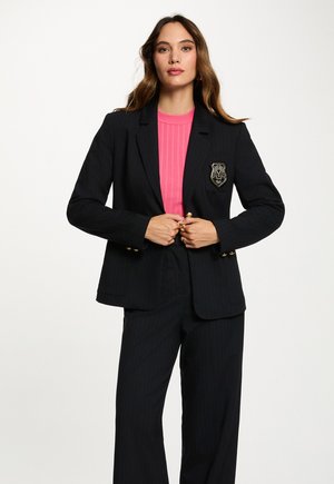 STRIPED STRAIGHT  - Blazer - bleu marine