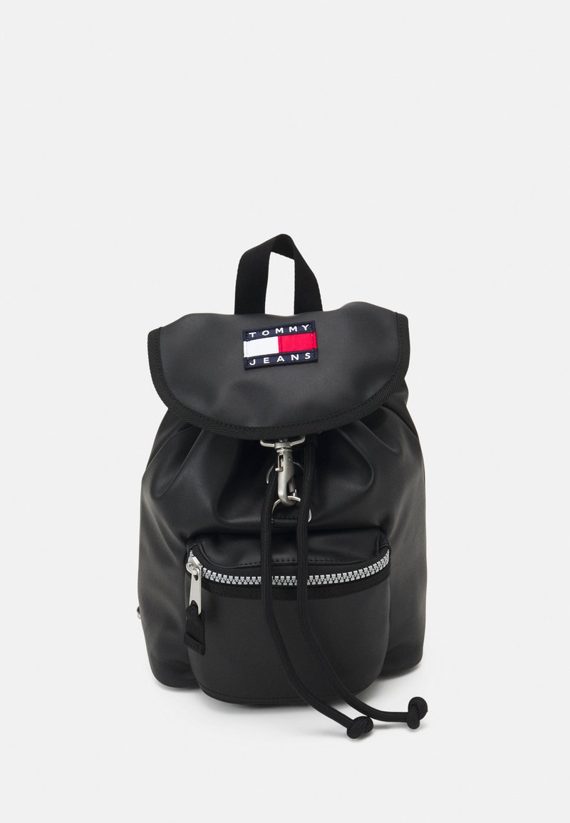 Tommy Jeans HERITAGE FLAP BACKPACK Rucksack black Zalando.ie