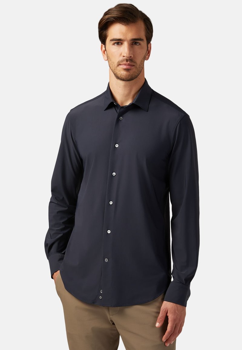 Boggi Milano B TECH SLIM FIT STRETCH - Krekls - navy blue