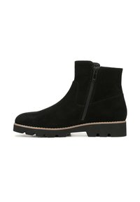 Unselected, black suede