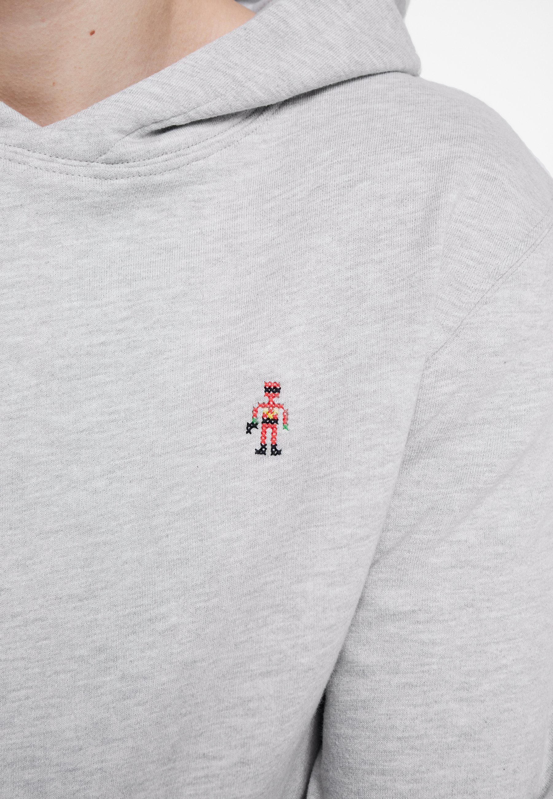 RVLT HOODIE Kapuzenpullover light grey RVLT HOODIE Kapuzenpullover light grey