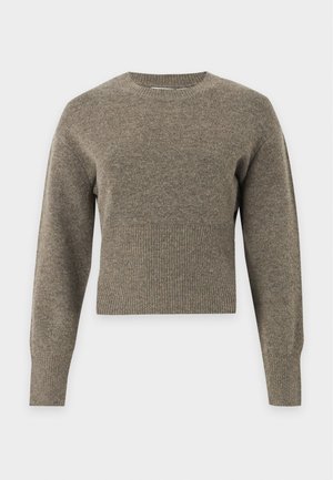 Noisy May, NMSLOAN L/S O-NECK KNIT NOOS - Пуловер - morel