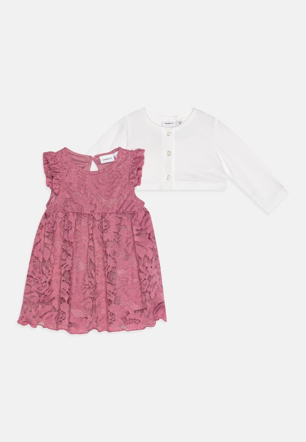 NBFRYDIA DRESS SET - Cardigan - mauve orchid