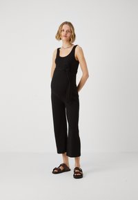 ONLY MATERNITY OLMTRILLIE CULOTTE BELT - Jumpsuit - black