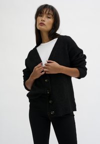 My Essential Wardrobe Cardigan - black melange