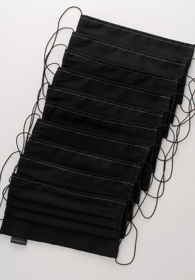 10 PACK  - Masque en tissu - schwarz