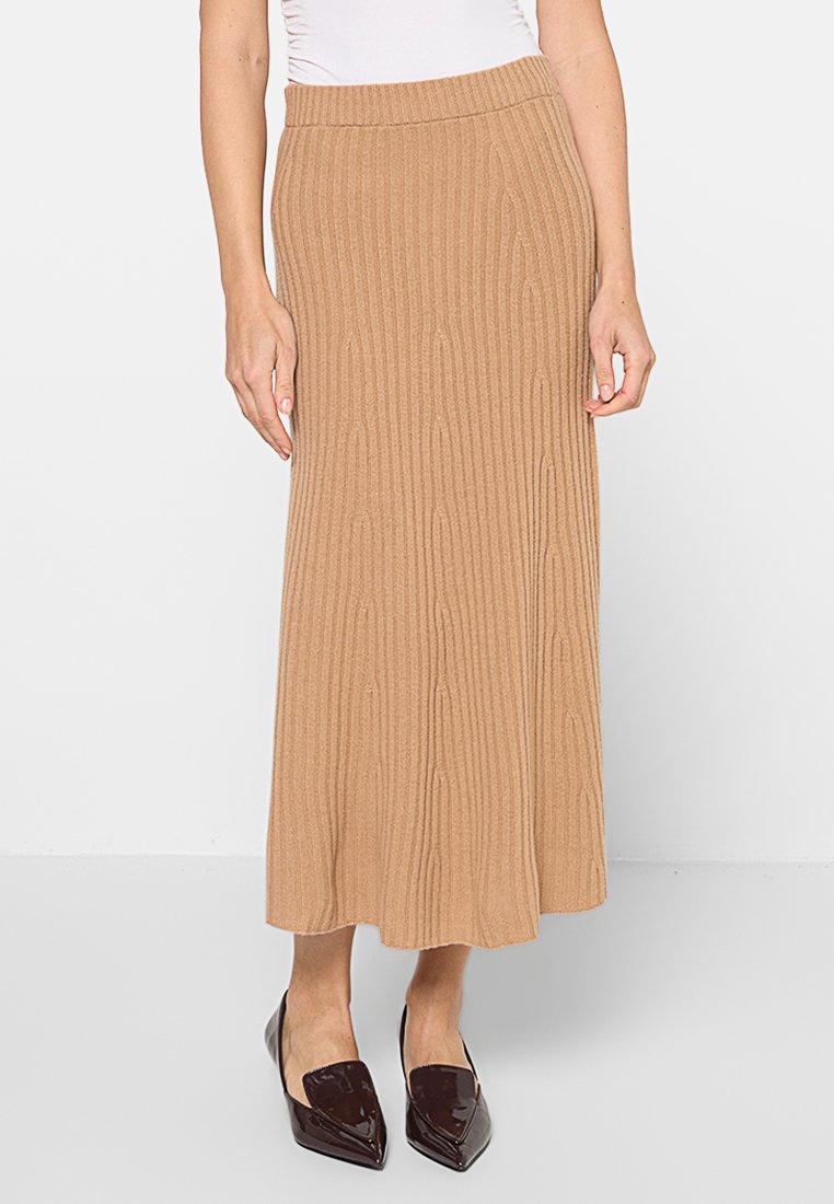 TWINSET Maxirok lichtbruin