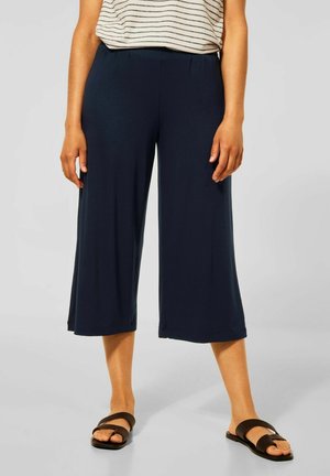LOOSE FIT CAPRIHOSE - Trousers - blau