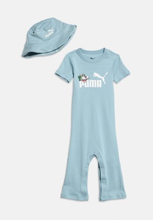 Puma, MINICATS NEWBORN ROMPER UNISEX SET - Cappello - seafoam