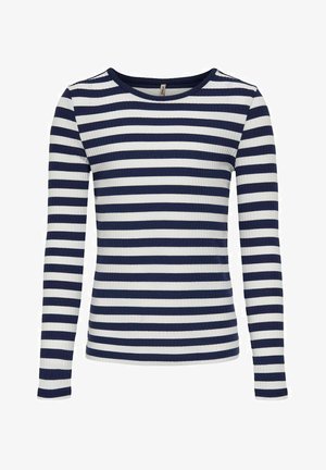 MIT LANGEN ÄRMELN GESTREIFTES - Long sleeved top - patriot blue