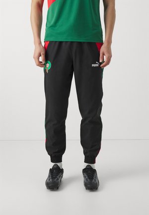 MOROCCO PANTS - Pantalones deportivos - black/vine/for all time red