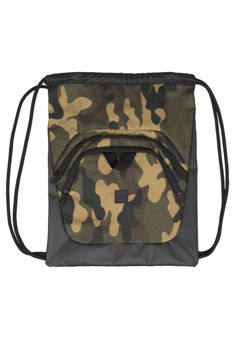 Urban Classics Sacchetto sportivo - black/camo/black