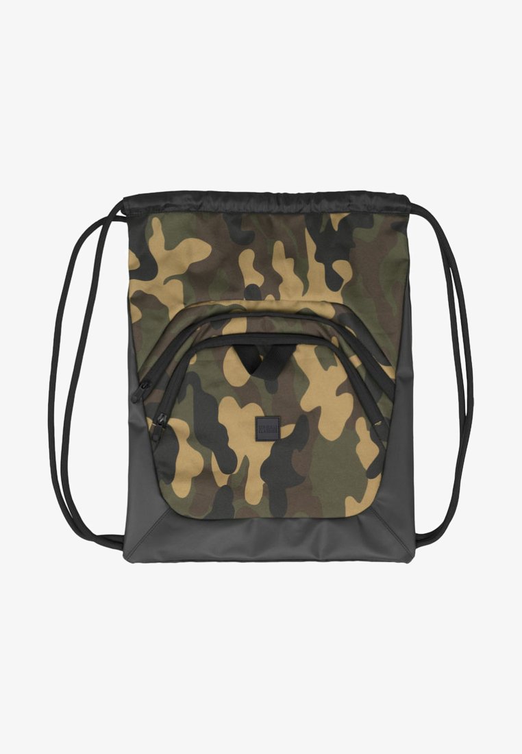 Urban Classics Sacchetto sportivo - black/camo/black