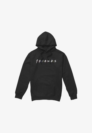 FRIENDS, FRIENDS LOGO - Kapuzenpullover - black