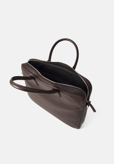 WANT Les Essentiels LESAGE PEBBLE GRAINED BAG UNISEX - Laptop bag - dark brown