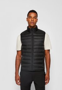 Calvin Klein - SIDE LOGO VEST - Liemenė - black Miniatiūros vaizdas 1