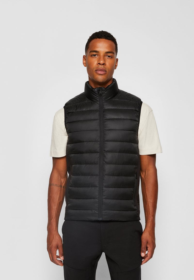 Calvin Klein SIDE LOGO VEST - Waistcoat - black - Zalando.de