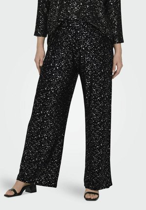 MIT WEITEM BEINSCHNITT CARNEWFOILA  - Bukser - black