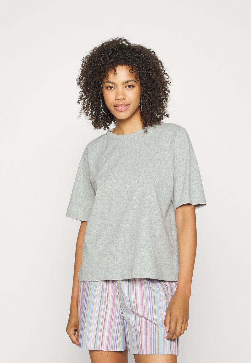 Weekday PERFECT BOXY - T-shirt básica - grey