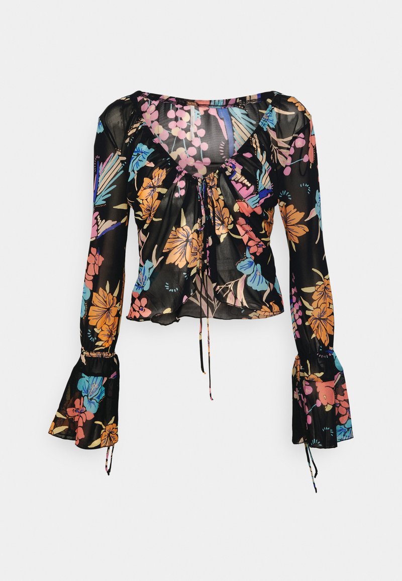 Free People Blouse zwart Free People Blouse zwart