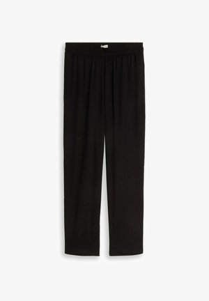 TOM TAILOR, LOOSE FIT PANTS - Stoffhose - deep black