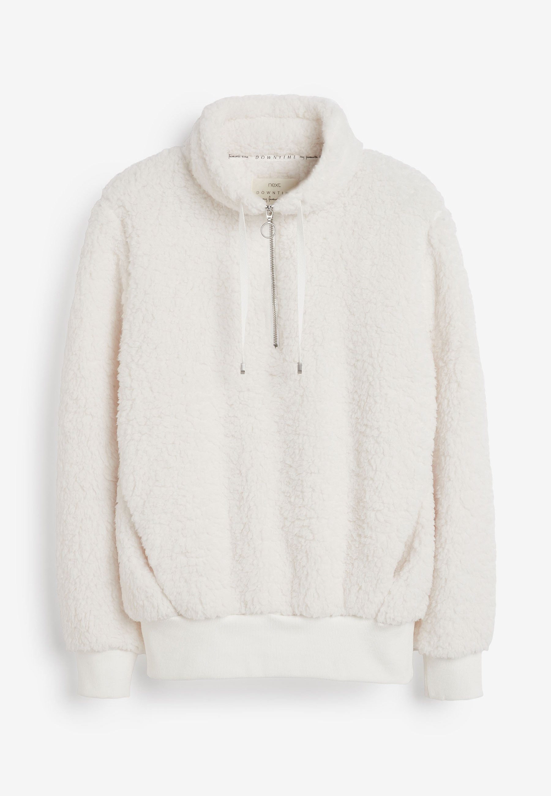 Next Luvtröja off white Zalando.se Next Vinterjacka off white Zalando.se