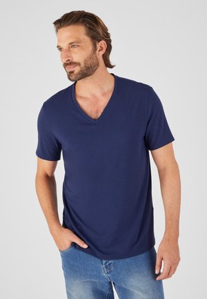 COL V CLIMATYL - T-Shirt basic - marine