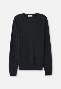 CONNOR - Strickpullover - dark grey melange