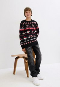bonprix Maglione - black