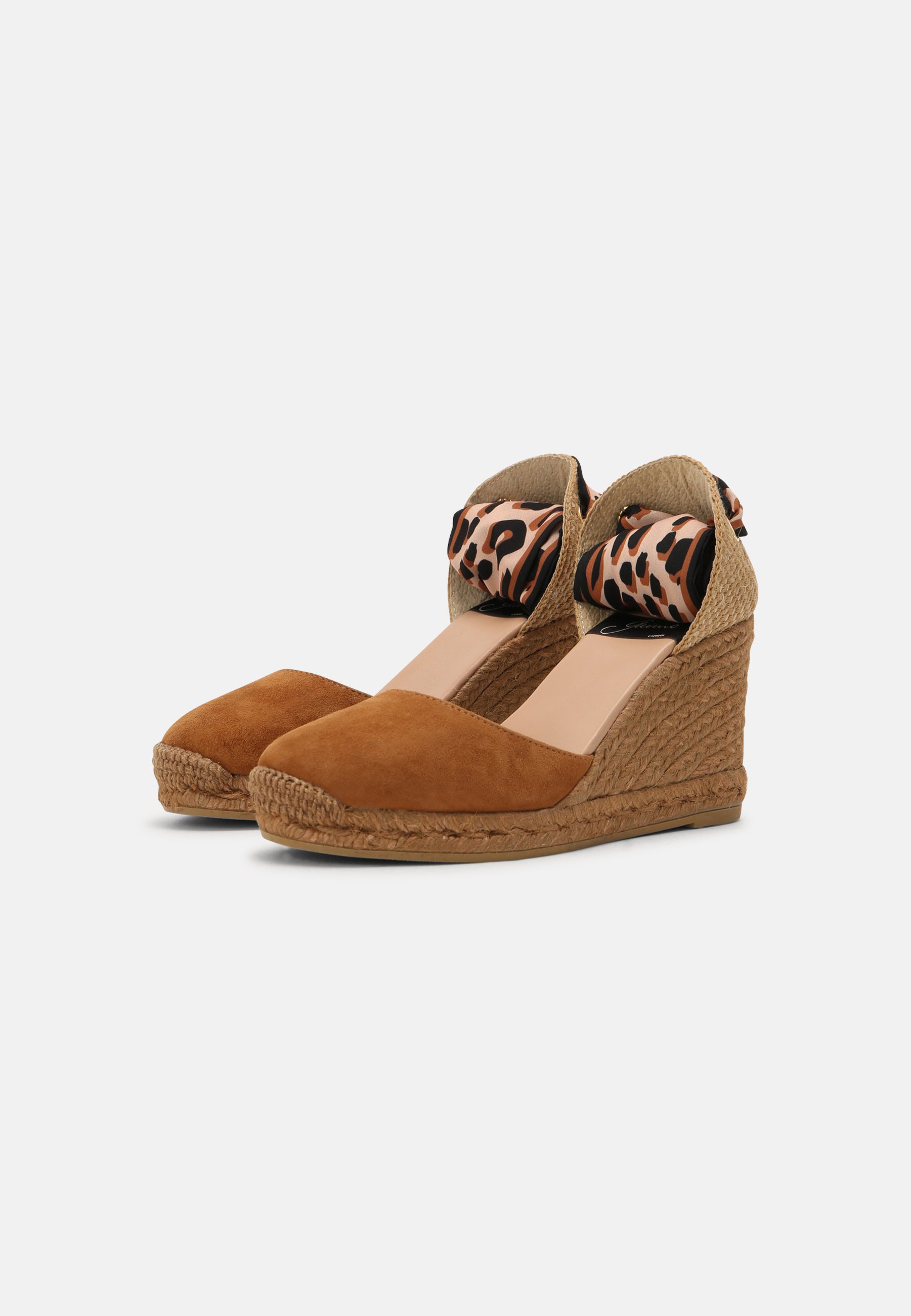 Gaimo GLOBO - Sandali con tacco - ante whisky/marrone chiaro - Zalando
