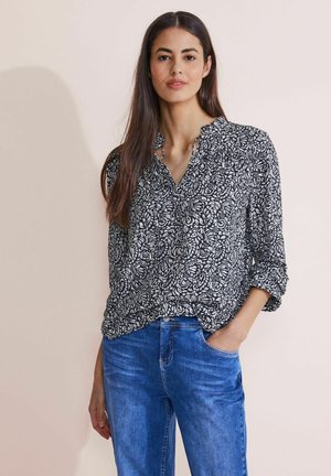 PRINT - Bluse - blau