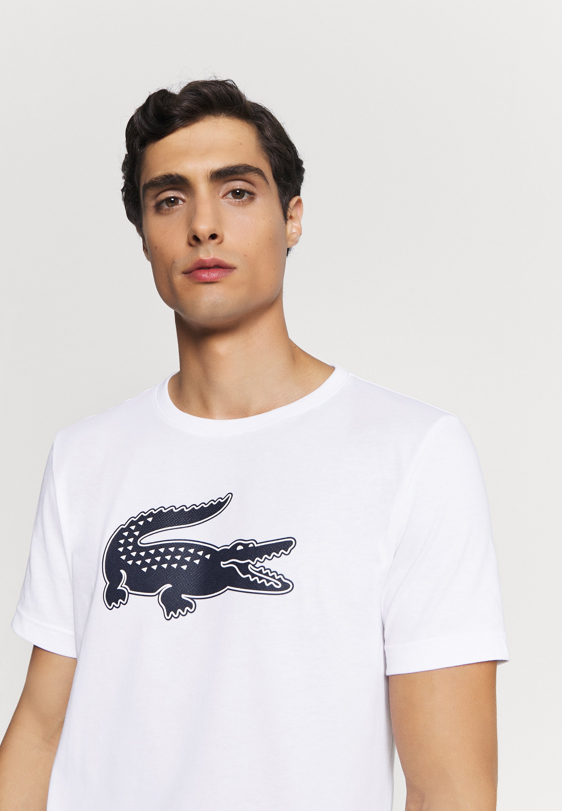 Lacoste Sport Camiseta estampada - white/navy blue/blanco - Zalando.es