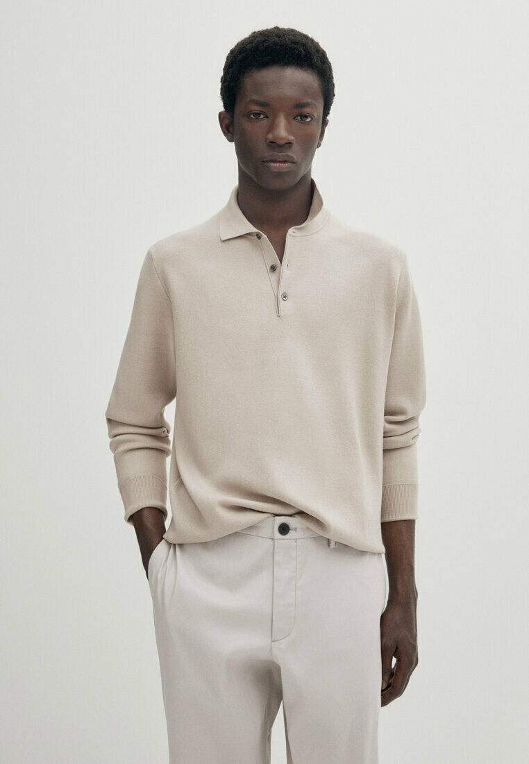 Collared polo sweatshirt Clearance