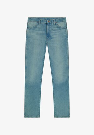 Wrangler Calças de ganga de perna direita - iron forge