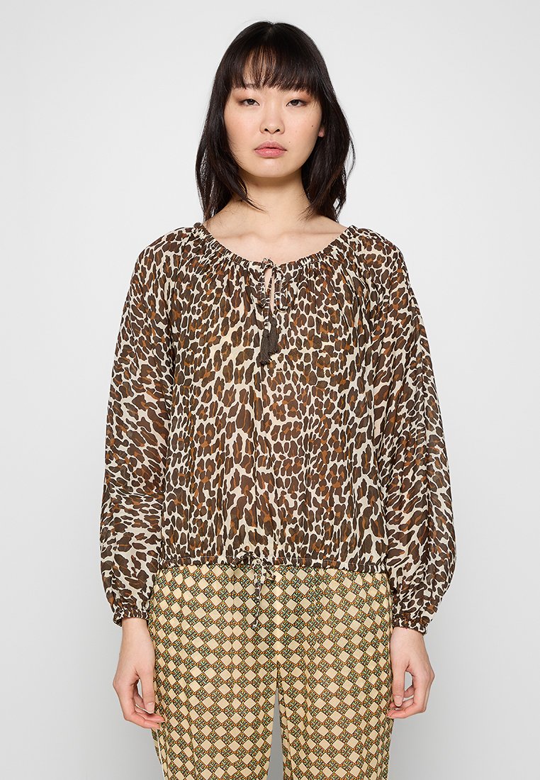 TORY BURCH Blouse bruin TORY BURCH Blouse bruin