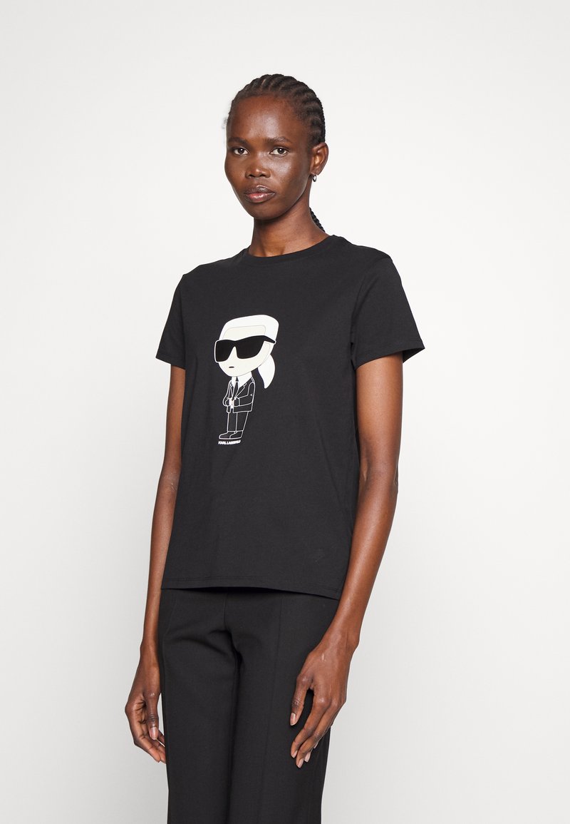 KARL LAGERFELD - IKONIK 2 0 - T-shirt z nadrukiem, Powiększ