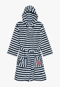 Playshoes - RINGEL MARITIM - Dressing gown - white/dark blue Thumbnail Image 1