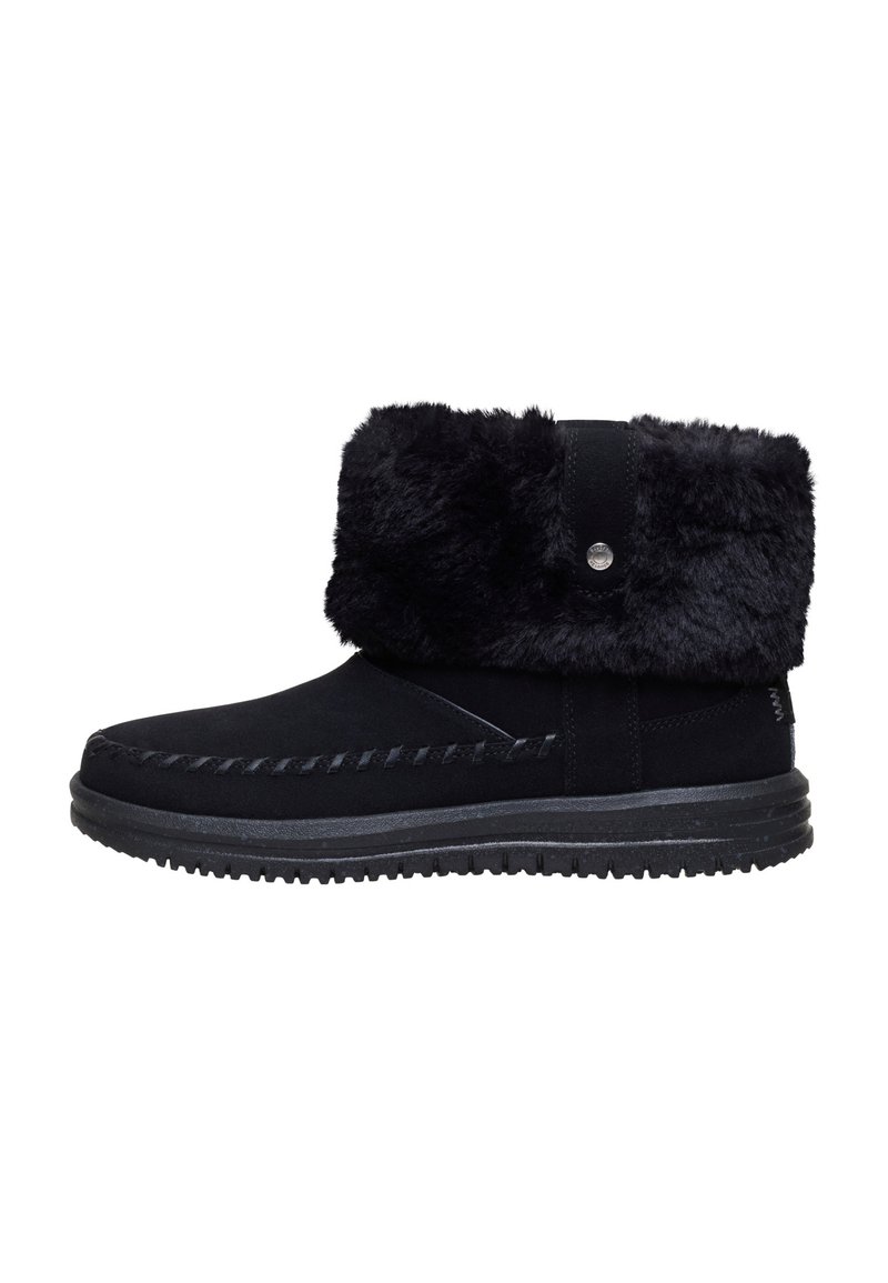 HEYDUDE CAMDEN CUFF CLASSIC COZY - BOOTS - Stivali da neve - black black