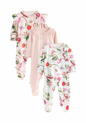 REGULAR FIT - 3 PACK - Šliaužtinukai - pink white