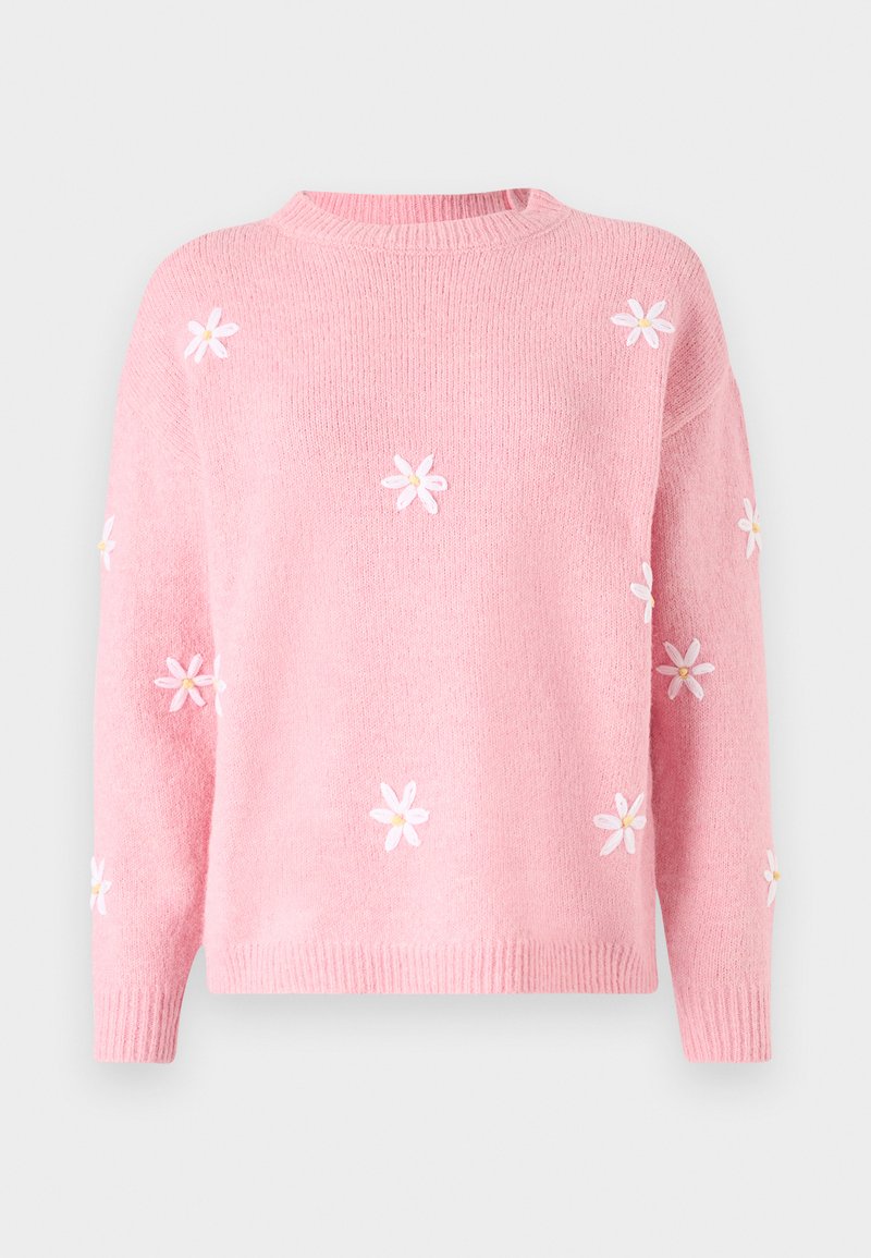 Pieces Trui donkerroze Pieces Trui donkerroze