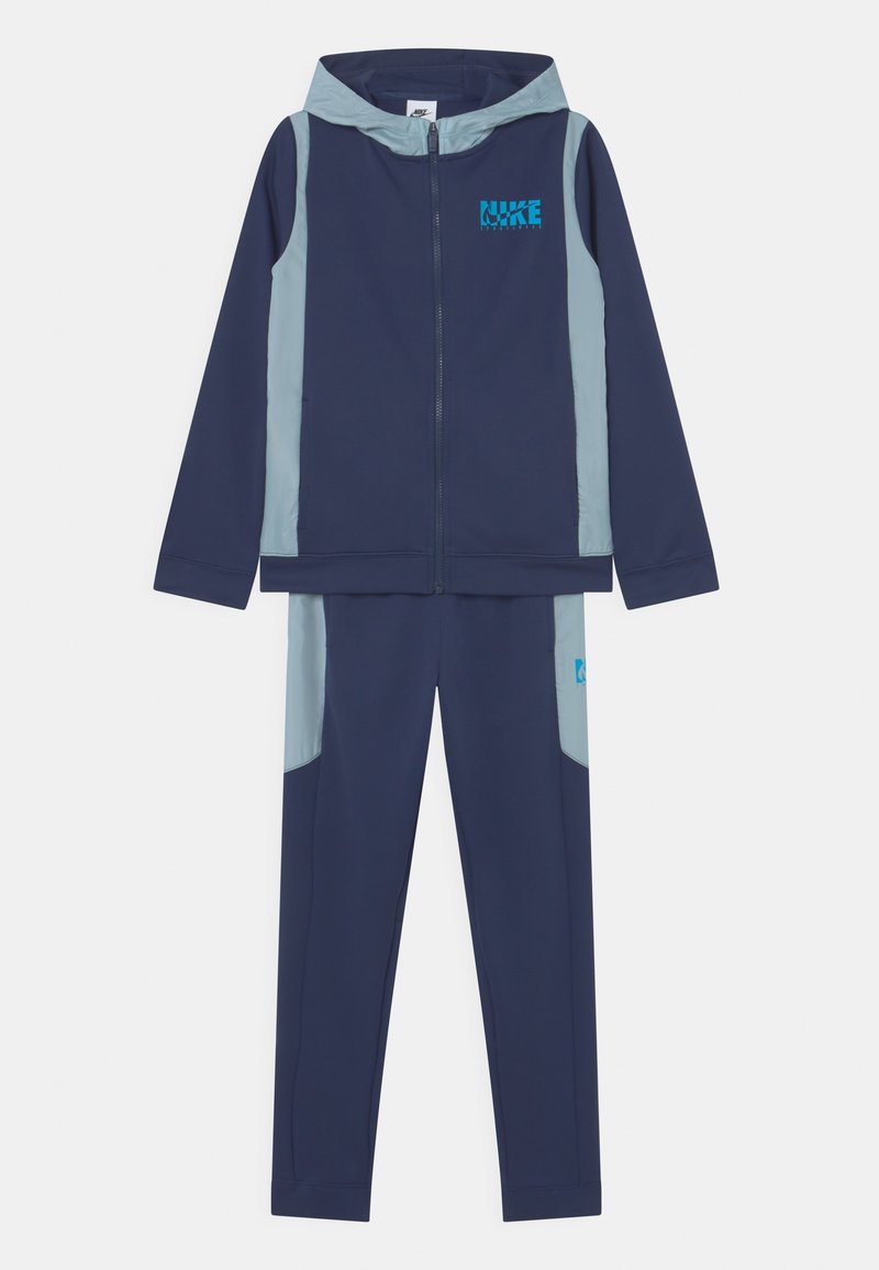 Nike Sportswear - TRACKSUIT UNISEX SET - Treningsdress - midnight navy/ocean bliss/blue lightning, Forstørre