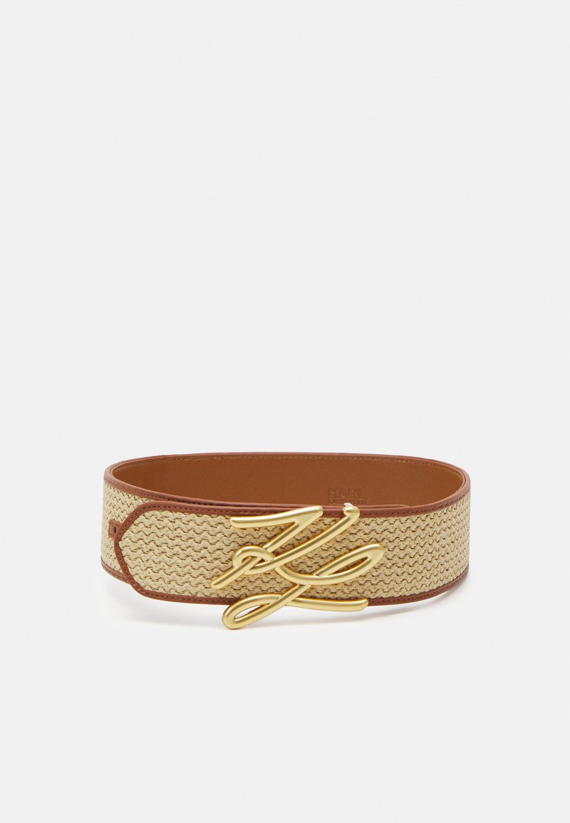 KARL LAGERFELD AUTOGRAPH BELT Cinturón beige Zalando.es