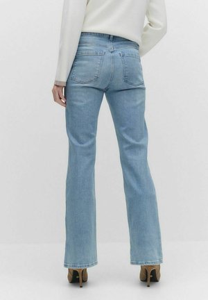 LULU DENIM - Flared Jeans - light blue wash