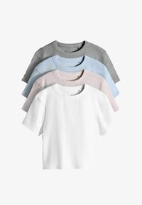 Non sélectionné, charcoal blue pink white