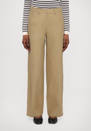 PANTS - Trousers - khaki beige